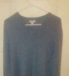Men's Light Blue V-Neck Sweater
